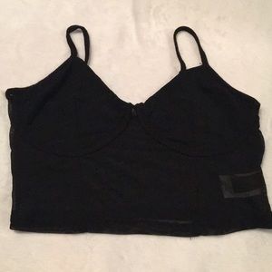 Mesh crop top